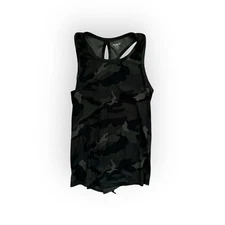 OLD NAVY ACTIVE BREATHE ON CAMO TANK TOP DARK GREEN BLACK SIZE MEDIUM M