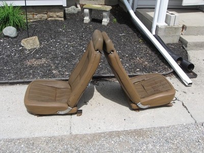 1969 CORVETTE SEAT ASSY'S, ORIGINAL G.M.,  RECENT BARN FIND,  NEED RESTORATION
