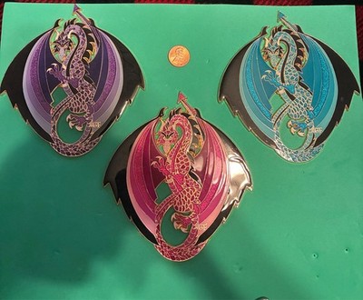 Destination Imagination Global Finals Giant Dragon Pin Set (VERY RARE)