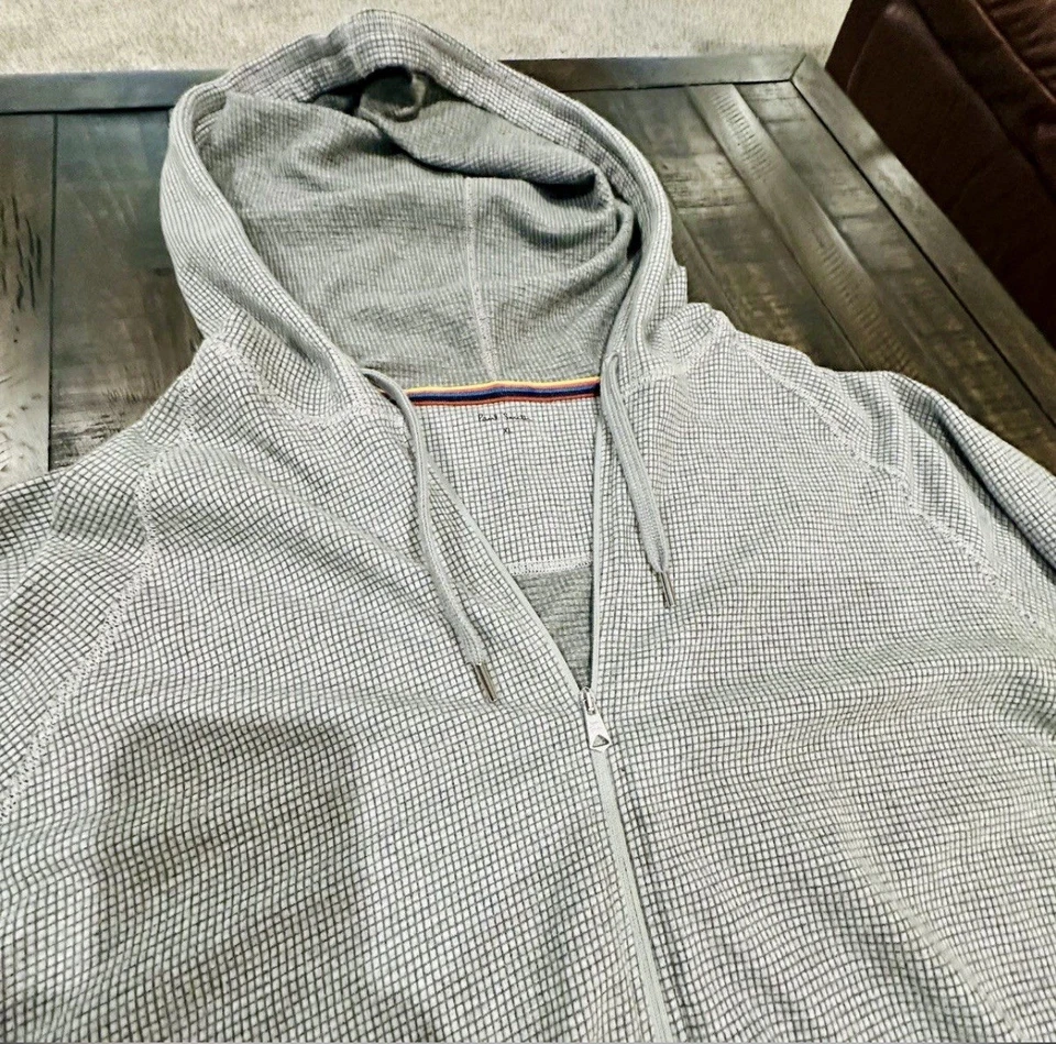 Paul Smith London Para Hombre Gris Sudadera con Capucha Cremallera Completa LS Sudadera Talla X-Grande Foto 2 de 4