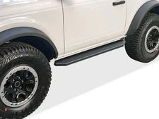 APS Black Running Boards Style Fit 21-26 Ford Bronco SUV 2-Door