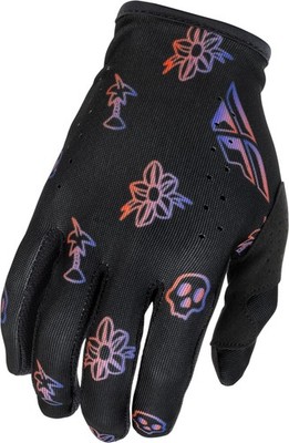 Fly Racing 379-7162X Lite Outline Gloves 2XL Black