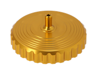 "Cnc Tankdeckel Mit EntlüFtung, \"Sport Optik\", Gold - FüR Simson S50, S51, SR50,"