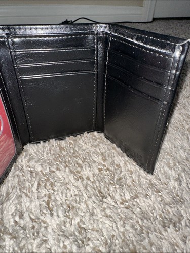 Levi’s schwarze Herren-Geldbörse aus Leder mit Dreifachfaltung - Bild 5 von 8