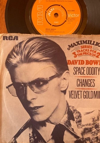 DAVID BOWIE - SPACE ODDITY MAXIMILLION SERIES ORIGINAL UK 7” RCA SINGLE NM COND