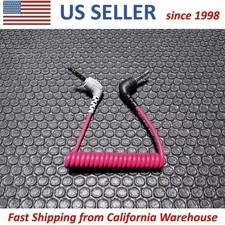 R DE Rode OEM SC7 3.5mm TRS to TRRS Coil Patch Audio Cable for Microphone Camera