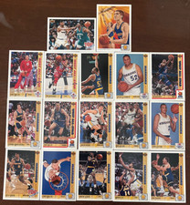 1991-92 GOLDEN STATE WARRIORS UPPER DECK 17 card lot. No duplicates MINT !!