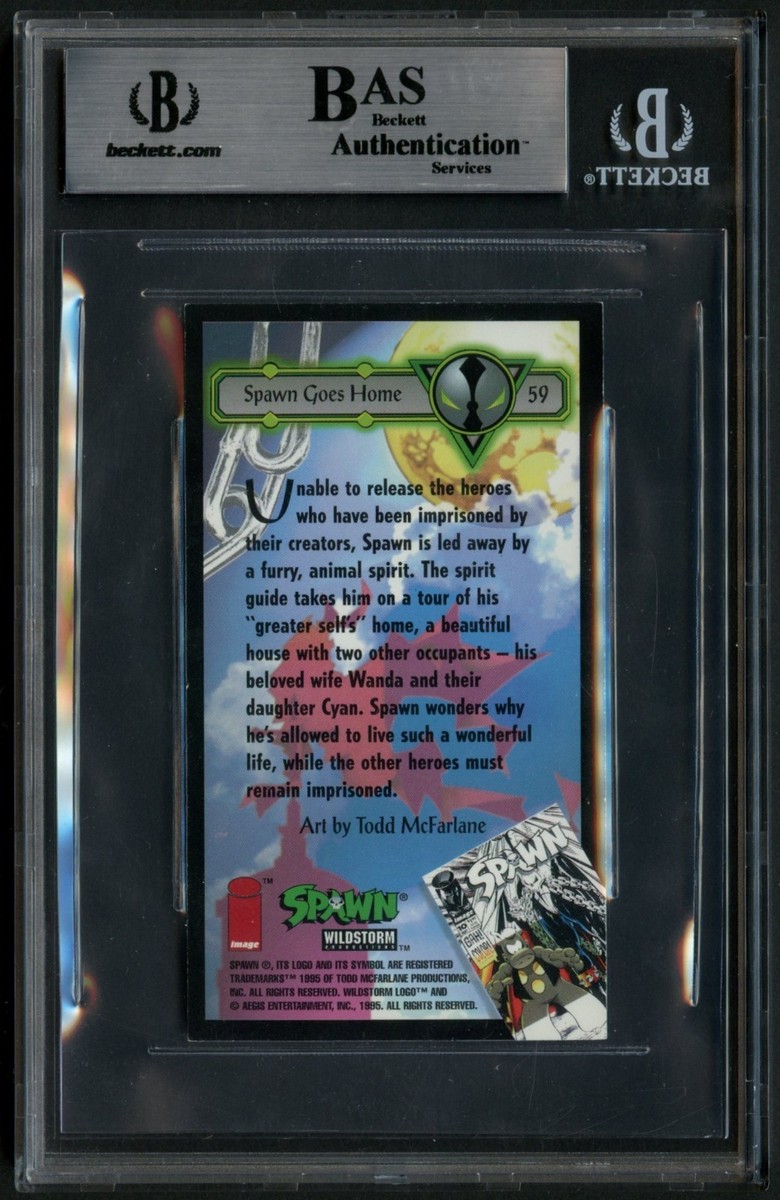 Todd McFarlane#59 signed autograph 1995 Spawn Goes Home Trading