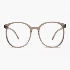 Gray Round Retro Blue Light Blocker- Glasses - Smarty