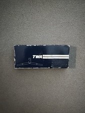 Vintage 1980s Plastic TWA Folding Garment Hanger NIB