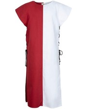Mytholon Gilbert Wappenrock Segeltuch Rot/Weiß 3XL Larp Mittelalter #14153