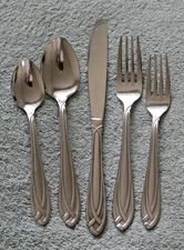 LACE FROSTED - Hampton Silversmiths Stainless Flatware - China - CHOICE