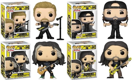 Metallica (72 Seasons) Funko Pop! Rocks Complete Set (4)