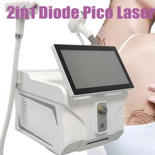 Permanent Ice Diode Laser Hair Removal 2in1 Pico ND YAG Tattoo Remove Machine