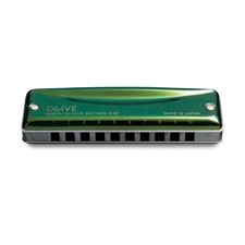 Suzuki OLIVE C-20 C 10-hole harmonica, blues harp