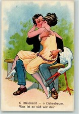 39293782 - O Maienzeit O Liebestraum Was ist so suess wie du Storch sign.Arthur