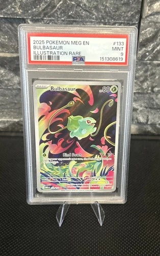 PSA 9 Bulbasaur 133/132 Me01: Mega Evolution Holo