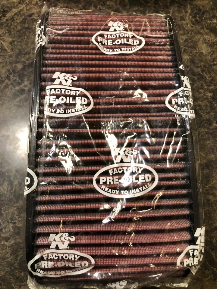 Filtro de aire de repuesto K&N E-1946 para Ford Powerstroke 1994-1997 nos F250 F350 Foto 4 de 4