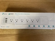 TP-Link HS300 Kasa Smart Wi-Fi Power Strip Outlets 125V USB Alexa 6-Outlets New