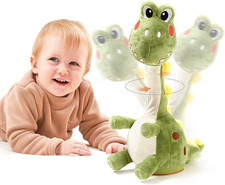 Dinosaur Dancing Interactive Baby Toy - Soft Plush Size with Talking Feature