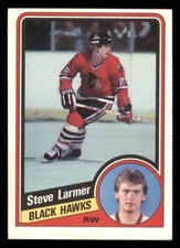 1984-85 O-Pee-Chee #37 Steve Larmer -NM
