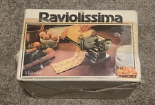 Vintage OMC Marcato Raviolissima Ravioli Attachment for Pasta Maker Machines