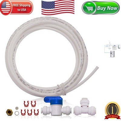 Ice Maker Kit for Reverse Osmosis Systems - Easy Refrigerator Connection