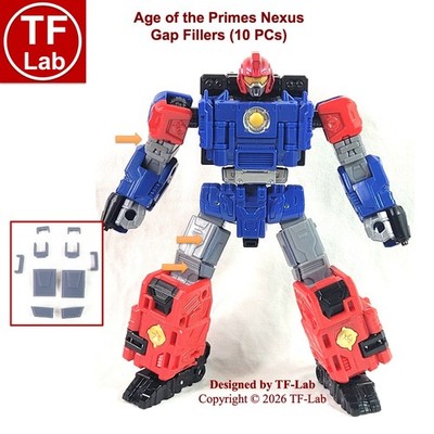 Gap fillers Covers Transformers Age of the Primes Nexus Prime upgrade kit TF-Lab