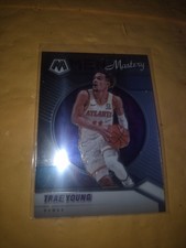 2020-2021 panini mosaic basketball men of mastery Trae Young prizm