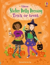 Aufkleber Dolly Dressing Trick or Treat orange