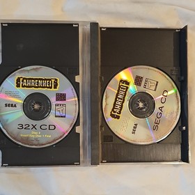 SEGA Fahrenheit Sega CD 32X Both Discs Included Action Adventure 1995 NTSC-U/C