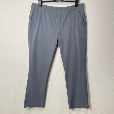 Alberto Golf Mens Light Gray Modern Fit Pro 3x Dry Cooler Pants Size 54 US 38