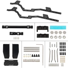 RC Car Chassis Carbon Fiber 132mm Wheelbase for Axial Wrangler Deadbolt