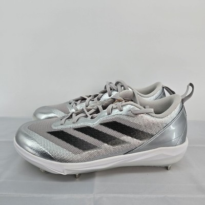Adidas Adizero Instinct TF Softball Cleats Silver Black Women Size 10 JS2992 NEW