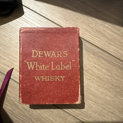DEWARS WHITE LABEL WHISKY SPIELKARTEN - Vintage 1950