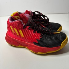 Adidas Dame 8 Incredibles Jack-Jack Red Black Yellow Kids Shoes Pixar 10.5K