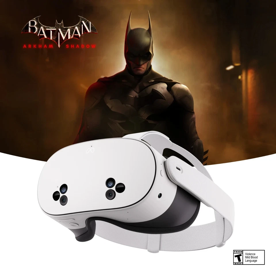 Meta Quest 3S 128GB — Get Batman: Arkham Shadow - 128GB - All-in-One Headset - Image 2 of 4