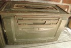 Lot Of Two US WW2 .50 Caliber Ammo Cans  M-2 Ammunition Can Flaming  Bomb Logo — photo 3