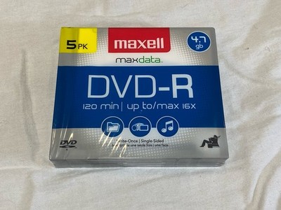 Maxwell 5 Pack DVD-R  120minutes