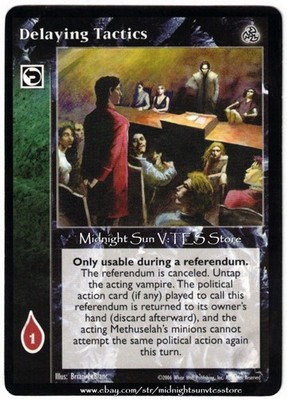 Delaying Tactics Third Edition V:TES VTES Vampire CCG