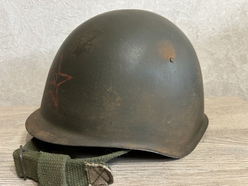 Helmet 1939 Steel SSh 39 WWII Original Russian Military Soviet Army RKKA WW2