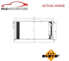 A/C AIR CON CONDENSER NRF 35541 A FOR MITSUBISHI LANCER VII 1.3L,1.6L,2L