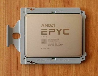 AMD EPYC 7343 CPU Milan 16-Core Up to 3.9GHz SP3 Server Processor 100-000000338