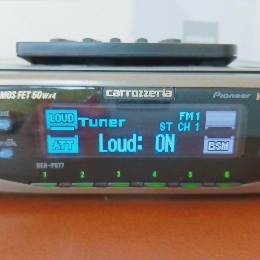 Carrozzeria DEH-P077 ラジオチューナー PIONEER CARROZZERIA DEH-P077 TEST - YouTube