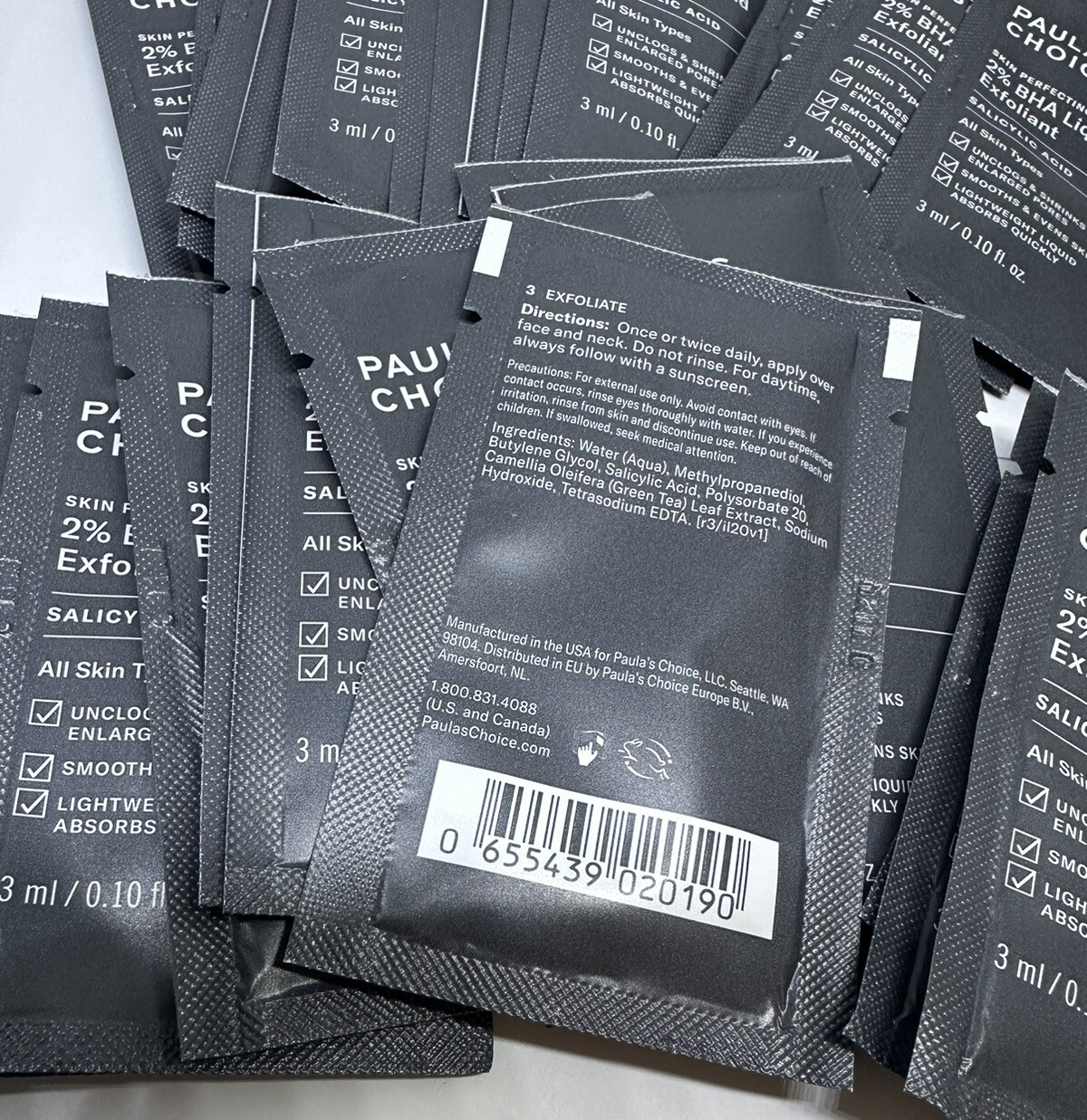 30x Paula’s Choice Skin Perfecting 2 BHA Liquid Exfoliant Sample