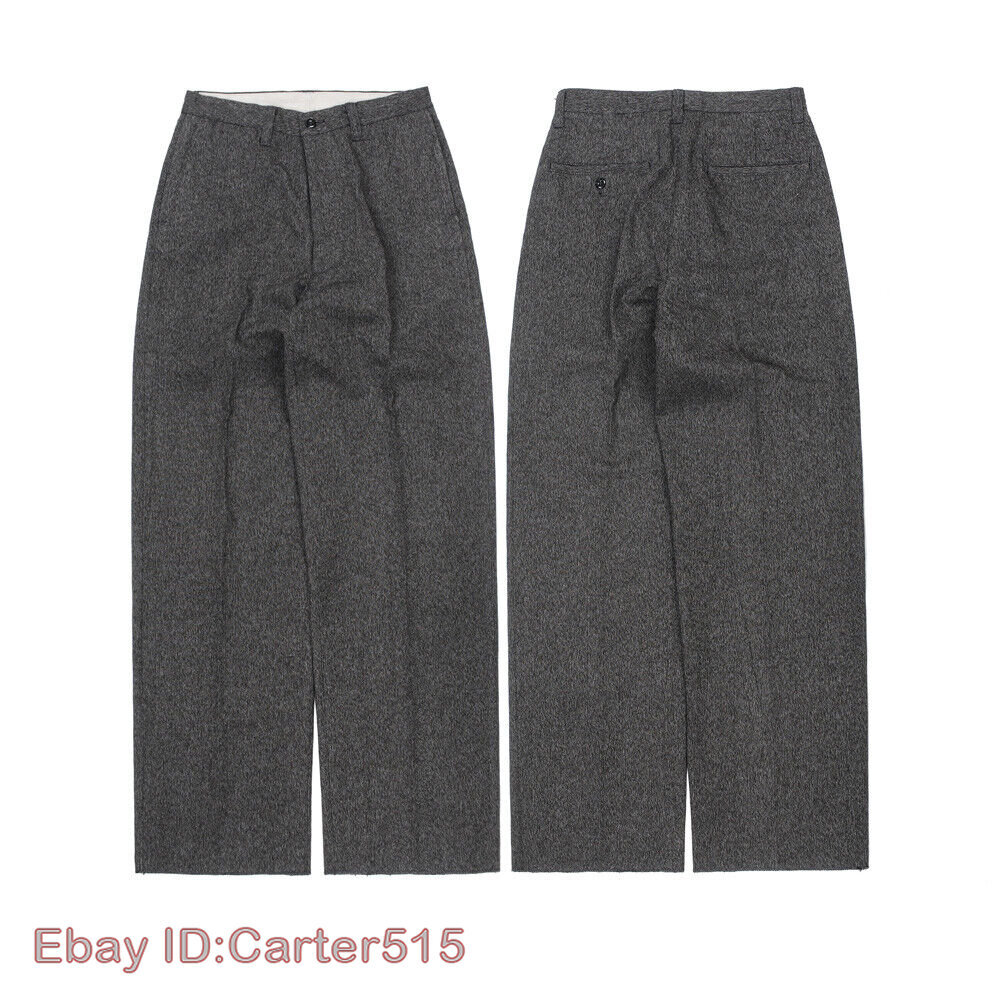 Vintage Salt and Pepper Pants Men's Baggy Cotton 9.2oz