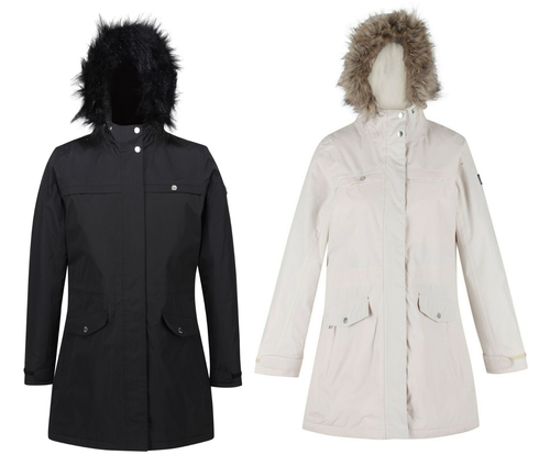 Fur Trimmed Hooded Parka Jacket RWP302 