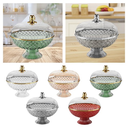 Corbeille à Fruits Rabattable Corbeille à Fruits Anti-moucherons Avec Couvercle - Double étage