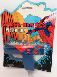 Détails Sur Pistolet à Eau Spider Man Dc Squirt Vintage 70 Spiderman Toy Comme Neuf Carte Espace Comics Afficher Le Titre Dorigine