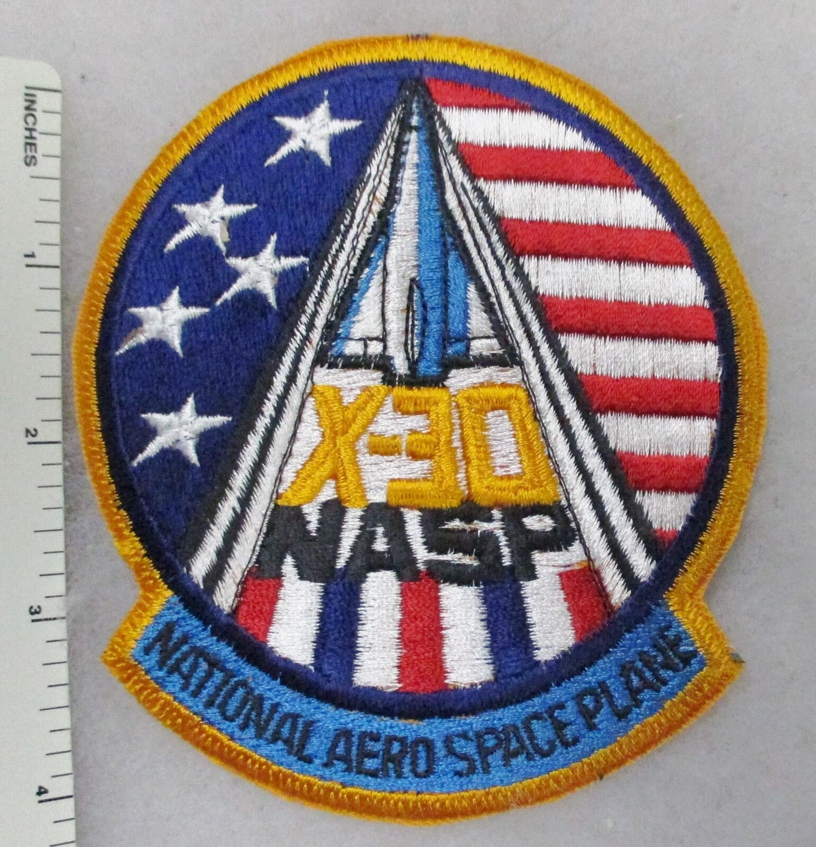 NASA X-30 NATIONAL AERO SPACE PLANE PATCH Cut Edge Original Vintage | eBay